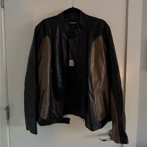 I.AM.GIA Black/Brown Racer Jacket